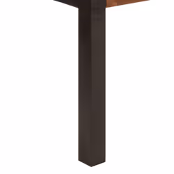 vidaXL Dining Table Dinner Table Kitchen Table Honey Brown Solid Wood Mango - Additional view 6