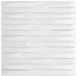 vidaXL 3D Wall Panels Self-adhesive Wall Panel Decor Wallpaper Wall Covering - white stone, 48 pcs