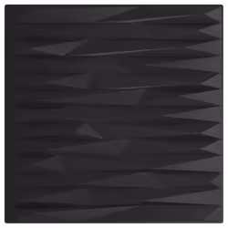 vidaXL 3D Wall Panels Self-adhesive Wall Panel Decor Wallpaper Wall Covering - black stone, 48 pcs