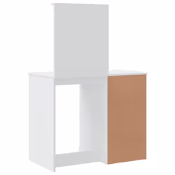vidaXL Dressing Table with LED Lights Makeup Table Vanity Desk Cosmetic Table - white - Additional view 6