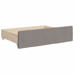 vidaXL Bed Drawers Storage Unit Home Bed Box 2 pcs Engineered Wood and Fabric - taupe