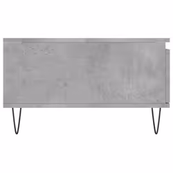 vidaXL Coffee Table Side Table End Table Sofa Table Black Engineered Wood - concrete grey - Additional view 6