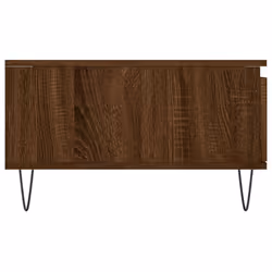 vidaXL Coffee Table Side Table End Table Sofa Table Black Engineered Wood - brown oak - Additional view 6