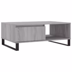 vidaXL Coffee Table Side Table End Table Sofa Table White Engineered Wood - grey sonoma