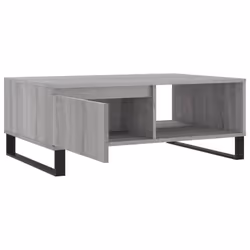 vidaXL Coffee Table Side Table End Table Sofa Table White Engineered Wood - grey sonoma - Additional view 5