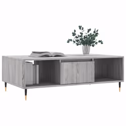 vidaXL Coffee Table Side Table End Table Sofa Table Brown Oak Engineered Wood - grey sonoma