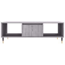 vidaXL Coffee Table Side Table End Table Sofa Table Brown Oak Engineered Wood - grey sonoma - Additional view 4