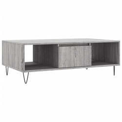 vidaXL Coffee Table Side Table Telephone Table Concrete Grey Engineered Wood - grey sonoma