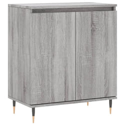 vidaXL Sideboard Kitchen Storage Cabinet Side Cabinet Cupboard Engineered Wood - grey sonoma