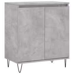 vidaXL Sideboard Storage Cabinet Side Cabinet Cupboard White Engineered Wood - concrete grey
