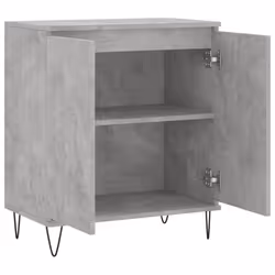 vidaXL Sideboard Storage Cabinet Side Cabinet Cupboard White Engineered Wood - concrete grey - Additional view 5