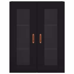 vidaXL Wall Mounted Cabinet Bathroom Cabinet Storage Hanging Wall Cabinet - black - Additional view 5