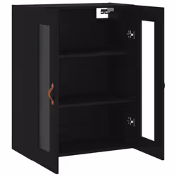 vidaXL Wall Mounted Cabinet Bathroom Cabinet Storage Hanging Wall Cabinet - black - Additional view 6