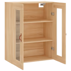 vidaXL Wall Mounted Cabinet Bathroom Cabinet Storage Hanging Wall Cabinet - sonoma oak - Additional view 6