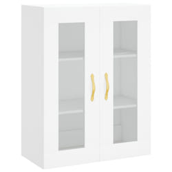 vidaXL Wall Mounted Cabinet Bathroom Wall Storage Cabinet Engineered Wood - white