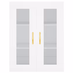 vidaXL Wall Mounted Cabinet Bathroom Wall Storage Cabinet Engineered Wood - white - Additional view 6
