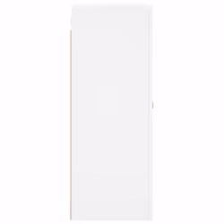 vidaXL Wall Mounted Cabinet Bathroom Wall Storage Cabinet Engineered Wood - white - Additional view 7
