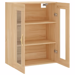 vidaXL Wall Mounted Cabinet Bathroom Wall Storage Cabinet Engineered Wood - sonoma oak - Additional view 5