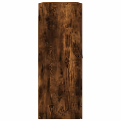 vidaXL Wall Mounted Cabinet Bathroom Wall Storage Cabinet Engineered Wood - smoked oak - Additional view 7