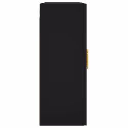 vidaXL Wall Mounted Cabinet Cupboard Side Cabinet Sonoma Oak Engineered Wood - black - Additional view 7