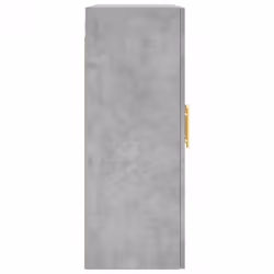 vidaXL Wall Mounted Cabinet Cupboard Side Cabinet Sonoma Oak Engineered Wood - concrete grey - Additional view 7