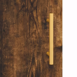 vidaXL Wall Mounted Cabinet Cupboard Side Cabinet Sonoma Oak Engineered Wood - smoked oak - Additional view 9