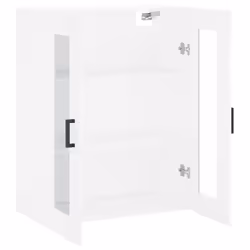 vidaXL Wall Mounted Cabinet Storage Cabinet Side Cabinet White Engineered Wood - white - Additional view 5