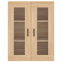 vidaXL Wall Mounted Cabinet Storage Cabinet Side Cabinet White Engineered Wood - sonoma oak - Additional view 6