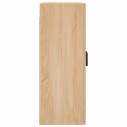 vidaXL Wall Mounted Cabinet Storage Cabinet Side Cabinet White Engineered Wood - sonoma oak - Additional view 7