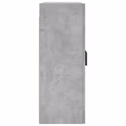 vidaXL Wall Mounted Cabinet Storage Cabinet Side Cabinet White Engineered Wood - concrete grey - Additional view 7