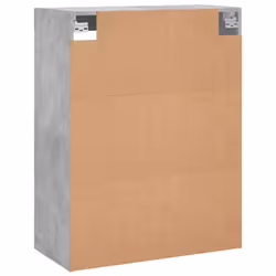 vidaXL Wall Mounted Cabinet Storage Cabinet Side Cabinet White Engineered Wood - concrete grey - Additional view 8