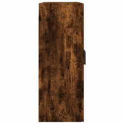 vidaXL Wall Mounted Cabinet Storage Cabinet Side Cabinet White Engineered Wood - smoked oak - Additional view 7