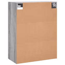 vidaXL Wall Mounted Cabinet Bathroom Cabinet Storage Hanging Wall Cabinet - grey sonoma - Additional view 8