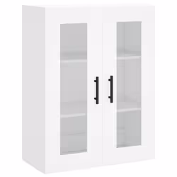 vidaXL Wall Mounted Cabinet Wall Storage Cabinet Grey Sonoma Engineered Wood - white