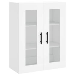vidaXL Wall Mounted Cabinet Wall Storage Cabinet Grey Sonoma Engineered Wood - white
