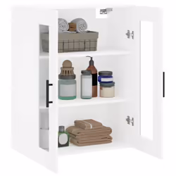 vidaXL Wall Mounted Cabinet Wall Storage Cabinet Grey Sonoma Engineered Wood - white - Additional view 4