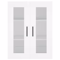 vidaXL Wall Mounted Cabinet Wall Storage Cabinet Grey Sonoma Engineered Wood - white - Additional view 6
