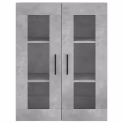 vidaXL Wall Mounted Cabinet Wall Storage Cabinet Grey Sonoma Engineered Wood - concrete grey - Additional view 6