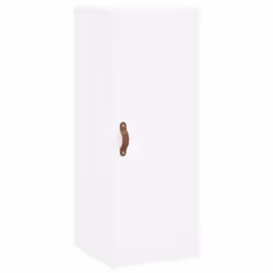 vidaXL Wall Mounted Cabinet Bathroom Cabinet Storage Cabinet Cupboard White - white
