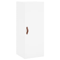 vidaXL Wall Mounted Cabinet Bathroom Cabinet Storage Cabinet Cupboard White - white