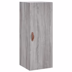 vidaXL Wall Mounted Cabinet Bathroom Cabinet Storage Cabinet Cupboard White - grey sonoma