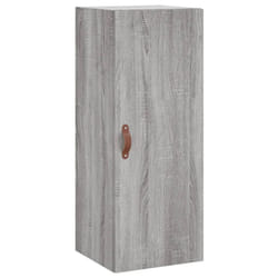 vidaXL Wall Mounted Cabinet Bathroom Cabinet Storage Cabinet Cupboard White - grey sonoma