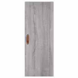 vidaXL Wall Mounted Cabinet Bathroom Cabinet Storage Cabinet Cupboard White - grey sonoma - Additional view 5