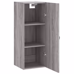 vidaXL Wall Mounted Cabinet Bathroom Cabinet Storage Cabinet Cupboard White - grey sonoma - Additional view 6