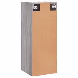 vidaXL Wall Mounted Cabinet Bathroom Cabinet Storage Cabinet Cupboard White - grey sonoma - Additional view 8