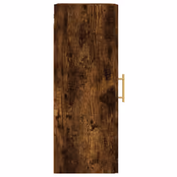 vidaXL Wall Mounted Cabinet Storage Cabinet Side Cabinet Black Engineered Wood - smoked oak - Additional view 7