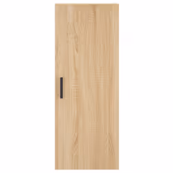 vidaXL Wall Mounted Cabinet Storage Cabinet Side Cabinet Black Engineered Wood - sonoma oak - Additional view 6