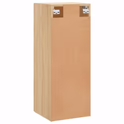 vidaXL Wall Mounted Cabinet Storage Cabinet Side Cabinet Black Engineered Wood - sonoma oak - Additional view 8