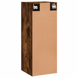 vidaXL Wall Mounted Cabinet Bathroom Cabinet Storage Cabinet Cupboard White - smoked oak - Additional view 8