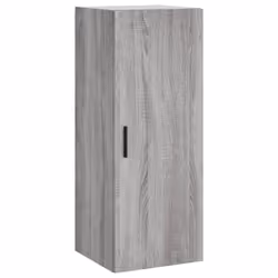 vidaXL Wall Mounted Cabinet Storage Cabinet Side Cabinet White Engineered Wood - grey sonoma